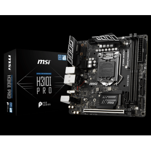 MSI H310I PRO 1151P DDR4 SES GLAN DP/DVI SATA3 USB3.1 MITX