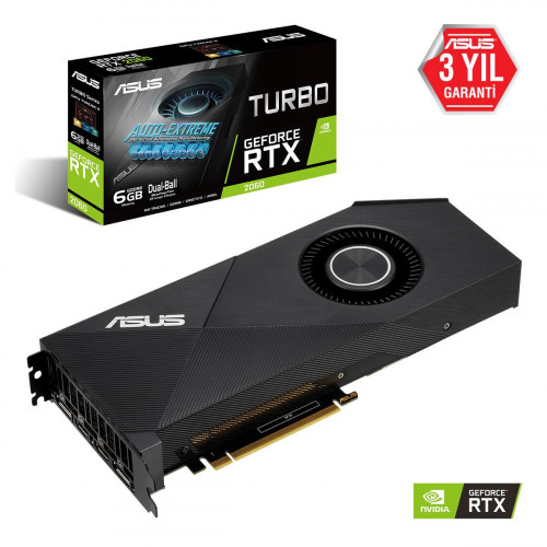 ASUS RTX2060 6GB GDDR6 192BIT TURBO 2xDP/2xHDMI (TURBO-RTX2060-6G)