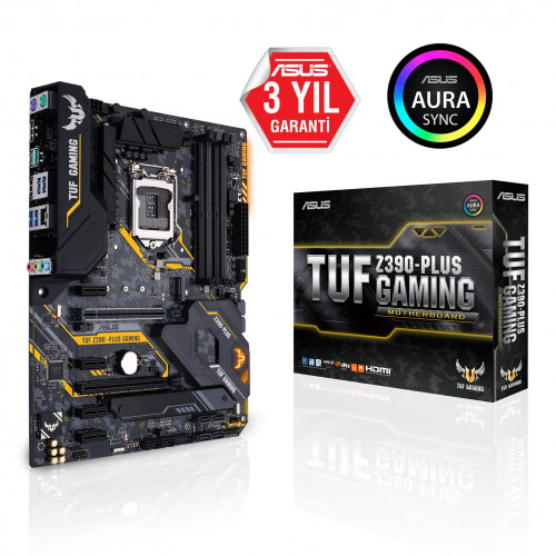 ASUS TUF Z390-PLUS GAMING 1151P DDR4 SES GLAN DP/HDMI SATA3 USB3.1 ATX