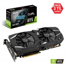 ASUS RTX2060 6GB GDDR6 192BIT DUAL 2xDP/2xHDMI/DVI (DUAL-RTX2060-A6G)