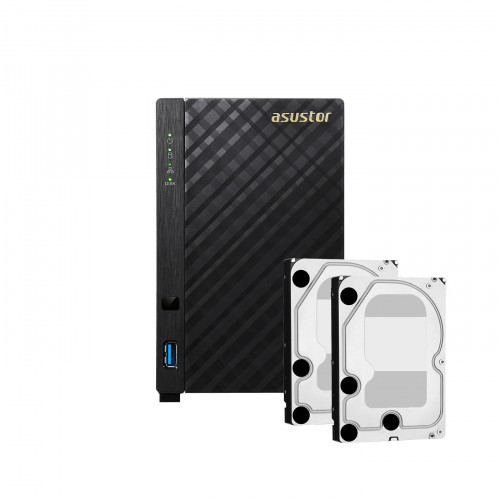 ASUSTOR AS02T-28TB 2x14TB 7/24 KURUMSAL DISK DAHIL