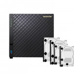 ASUSTOR AS04T-48TB 4x12TB 7/24 KURUMSAL DISK DAHIL