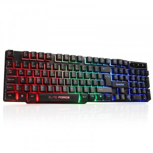 DARK ELITE FORCE MEKANIK HISLI RGB USB KABLOLU Q KLAVYE (DK-AC-GK1000)