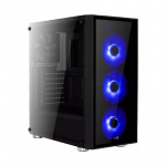 AEROCOOL QUARTZ 500W 80+BRONZE 4x12CM FAN USB3.0 PENCERE ATX KASA(AE-QRTZ-BL580)