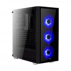 AEROCOOL QUARTZ 500W 80+BRONZE 4x12CM FAN USB3.0 PENCERE ATX KASA(AE-QRTZ-BL580)