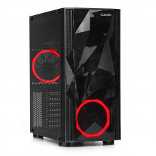 DARK DIAMOND 2x12CM FAN USB3.0 PENCERELI ATX SIYAH KASA(DKCHDIAMOND)