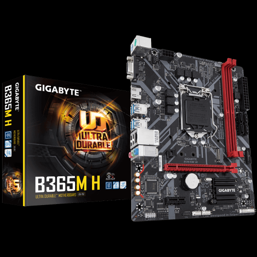 GIGABYTE B365M H 1151P DDR4 SES GLAN HDMI/VGA SATA3 USB3.1 MATX