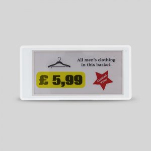 3.50" Elektronik Raf Etiketi (ESL) (BWRY) 3.50" Elektronik Raf Etiketi (ESL) (BWRY)