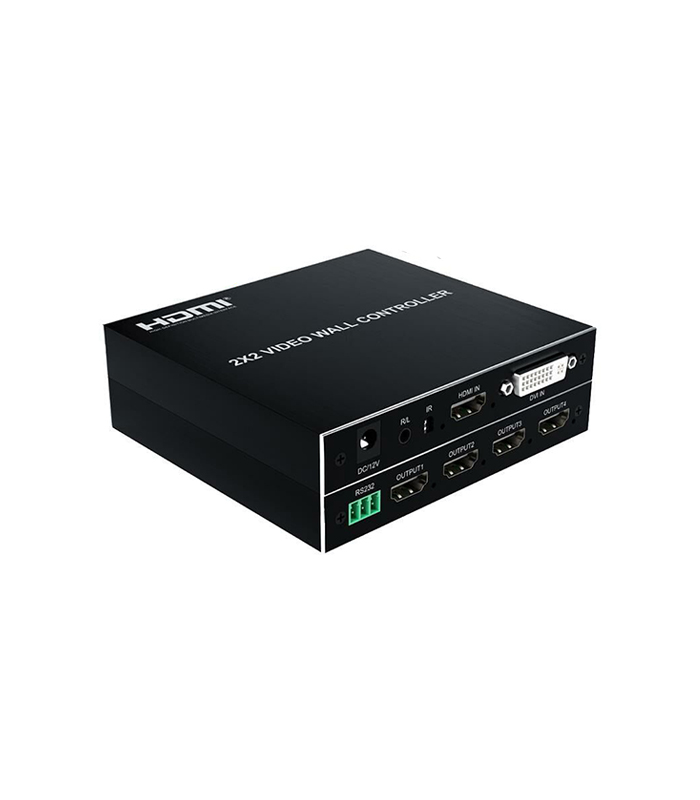 HDVW06 4K 2X2 HDMI VİDEO WALL KONTROL/SPLİTTER - küçük görsel 1