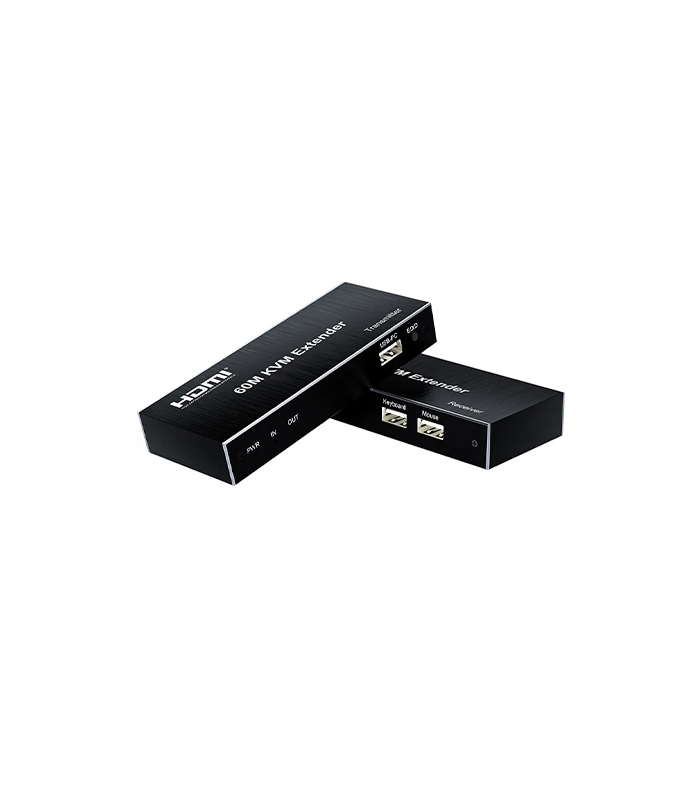NOVACOM NVC-KVM4K60M 4K 60MT KVM-HDMI-USB-IR EXTENDER - küçük görsel 1