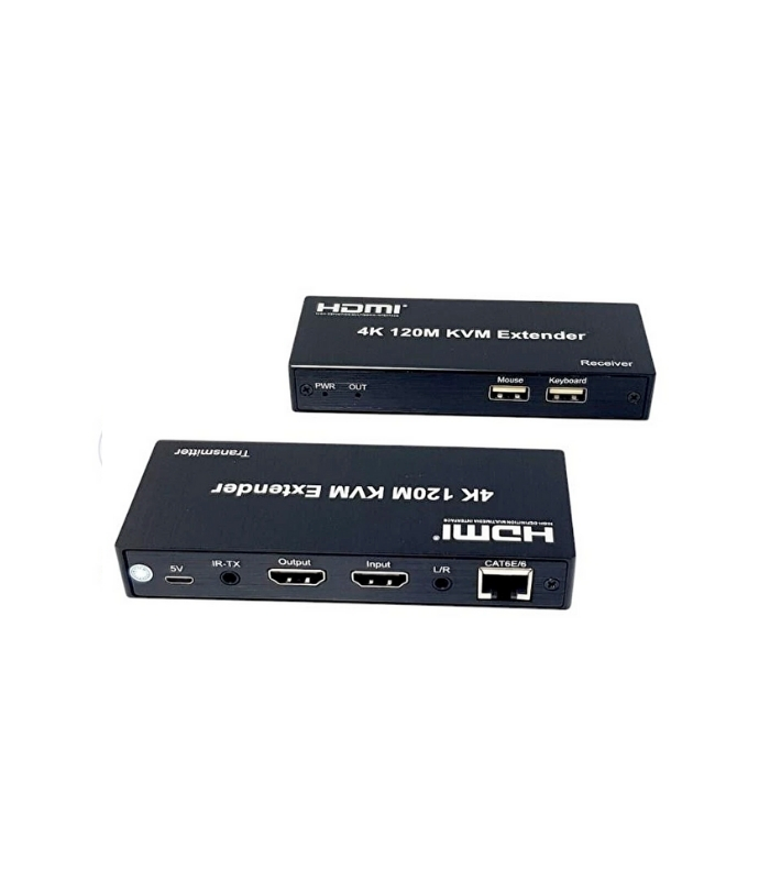 NOVACOM NVC-KVM4K120M 4K 120MT KVM-HDMI-USB-IR EXTENDER - küçük görsel 1