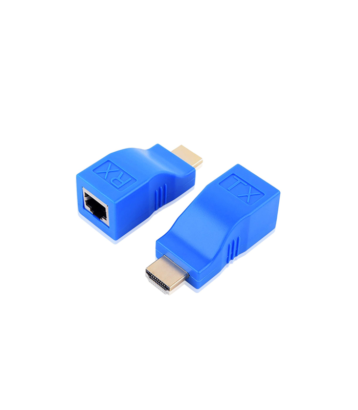 HDMI TO RJ45 / CAT6 UZATMA ADAPTÖRÜ ( 30 MT ) - küçük görsel 1