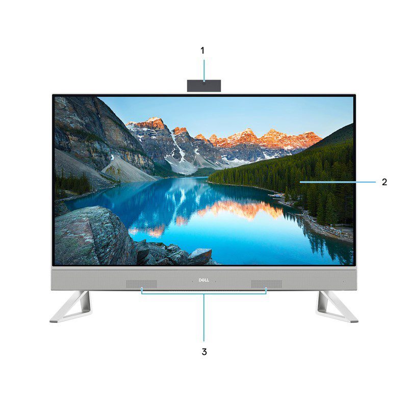 Dell 23.8" EC242501020UBU I5-1334U 16GB 512 SSD Ubuntu AIO Pc
