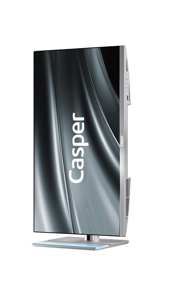 Casper Nirvana A97.1362-DQ00A-V-G Gri i7 13620H 32GB 1TB NVME SSD 27" Pivot W11 Home All In One
