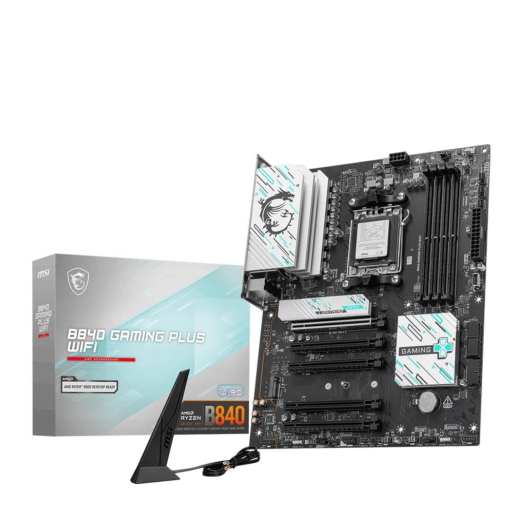 Msı B840 Gaming Plus Wifi 8000MHz (OC) DDR5 Soket AM5 M.2 HDMI ATX Anakart - görsel 2