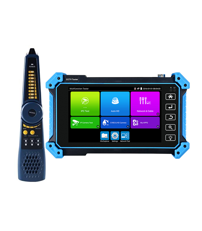 Novacom NVC-IPC5100C V2 Plus IP/HD-TVI/CVI/AHD CCTV Tester (Kablo Bulucu -Wb)