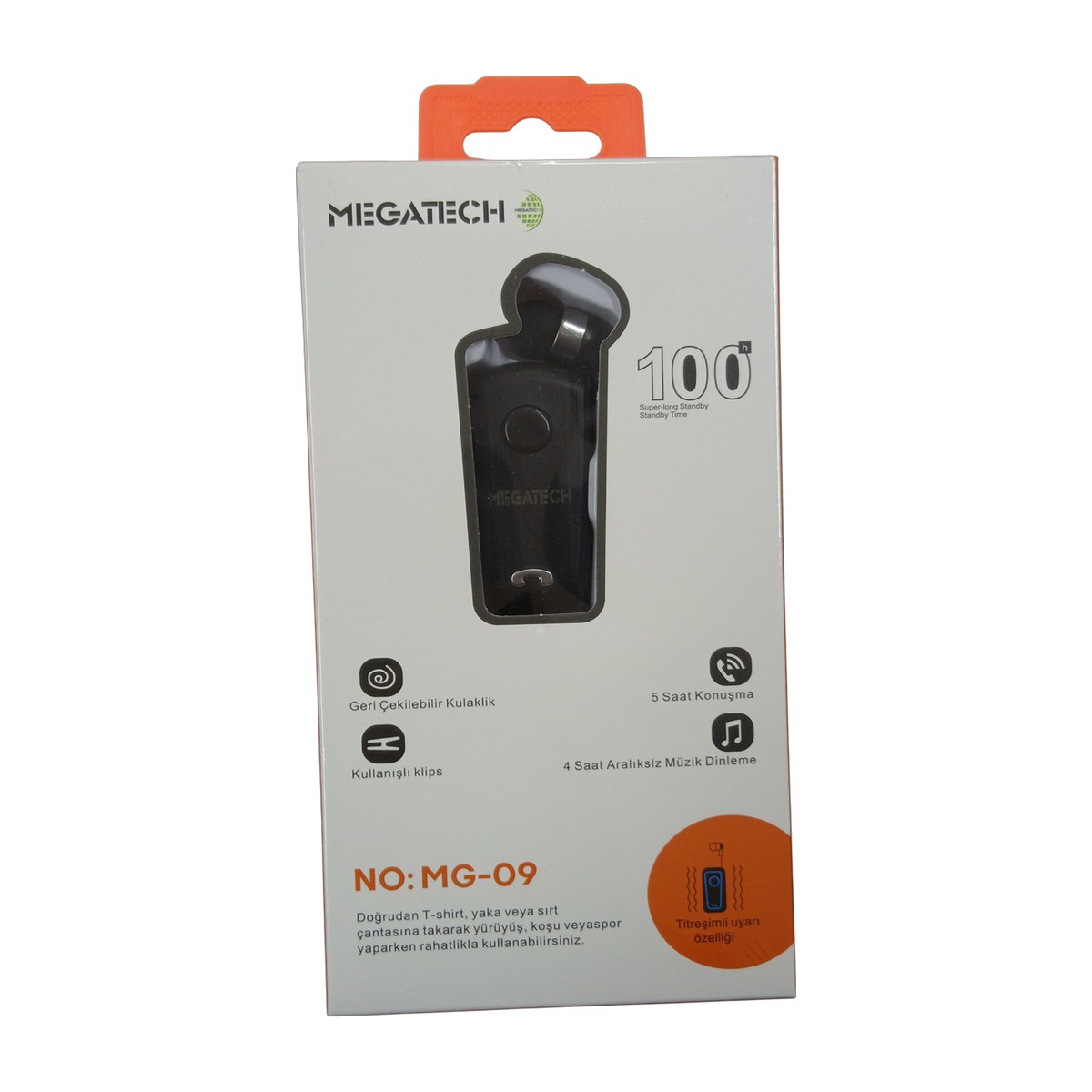 Megatech MG-09 Makaralı Bluetooth Kulaklık