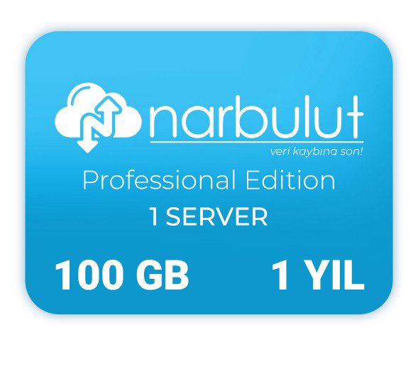 NARBULUT Backup Now 100GB Professional Edition -1 SERVER - 1 YIL NB-BNPE-1Y100-0