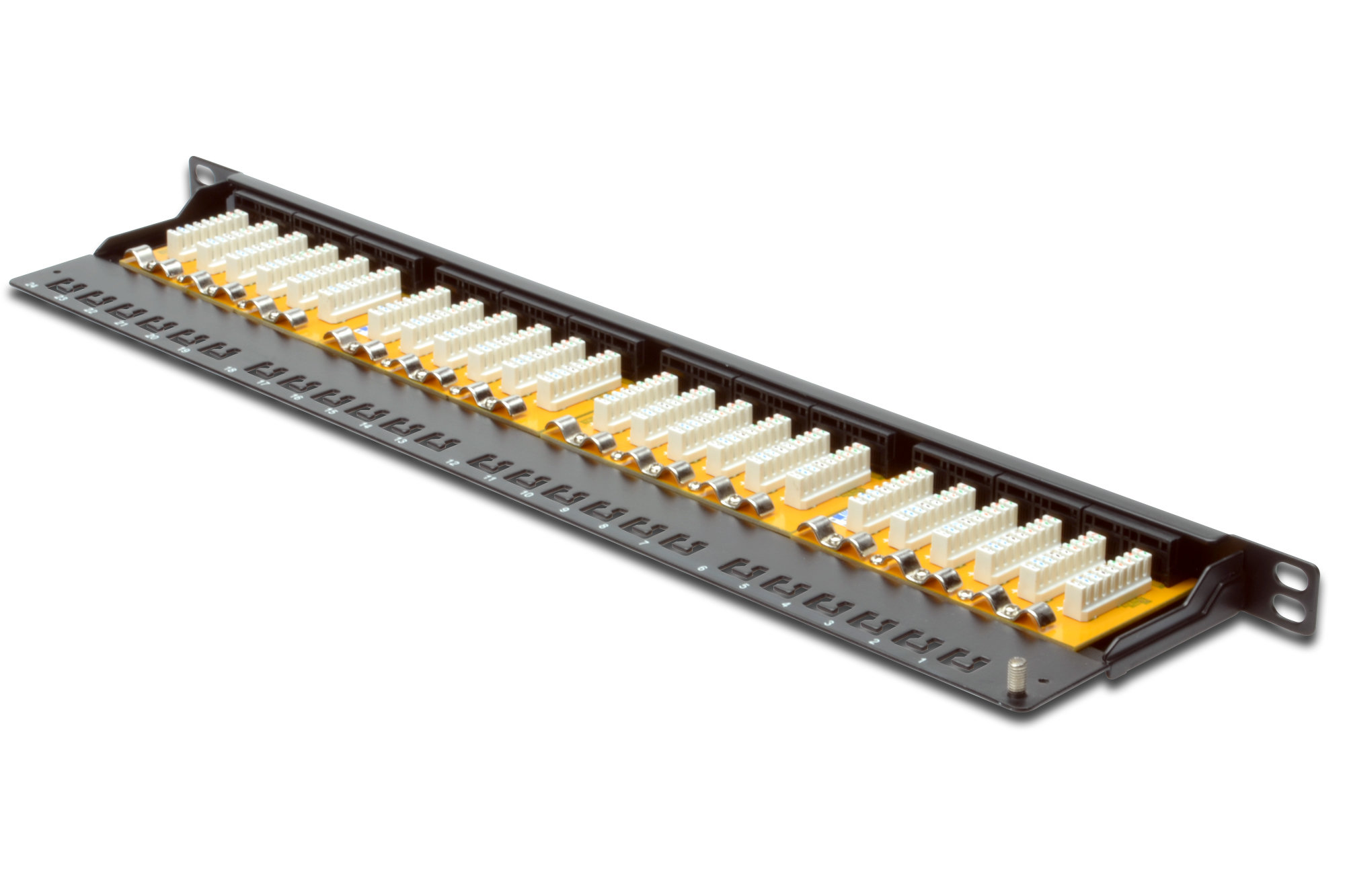 Digitus DN-91624U-SL-SH 19" 24 port Cat-6 UTP Patch Panel - görsel 2