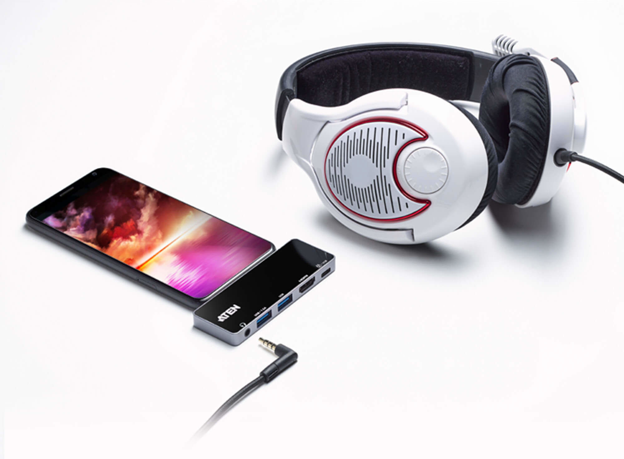 Aten UH3238 USB-C Travel Dock with Power Pass-Through - görsel 6