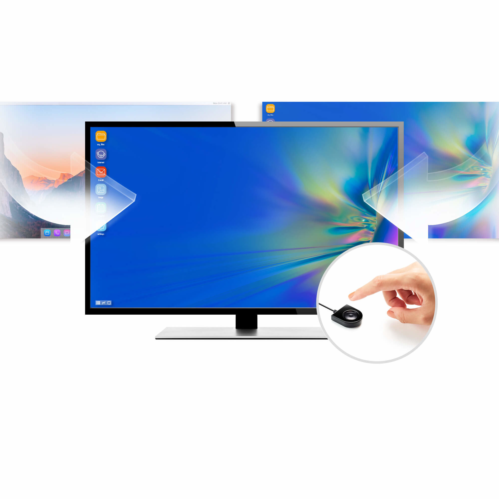 Aten US3310 2-Port 4K HDMI USB-C KVM Dock Switch - görsel 5