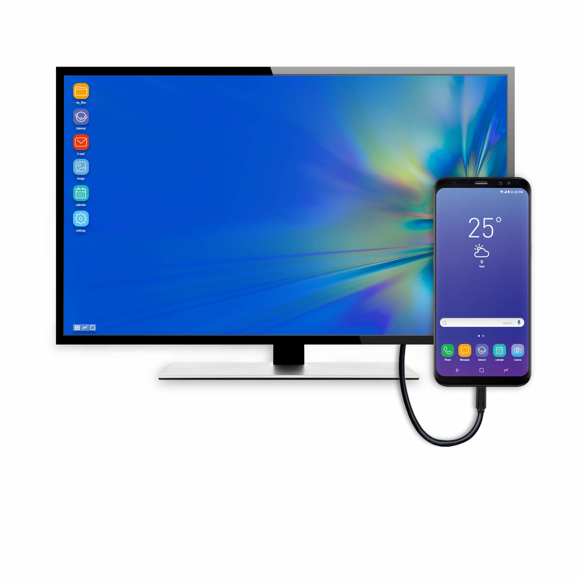 Aten US3310 2-Port 4K HDMI USB-C KVM Dock Switch - görsel 6