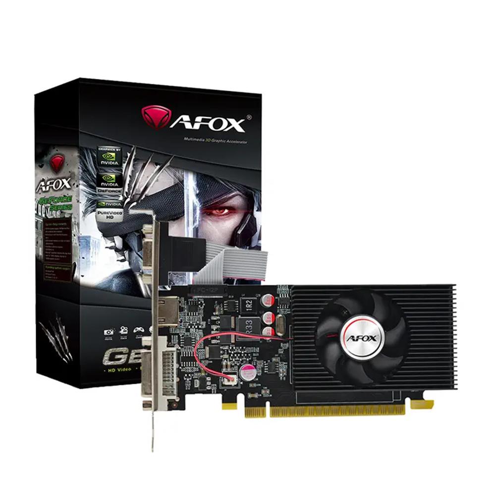 Afox Geforce GT730 2gb Ddr3 128bit AF730-2048D3L6 DVI HDMI VGA LP Single Fan Retail Pack Ekran Kartı - görsel 2