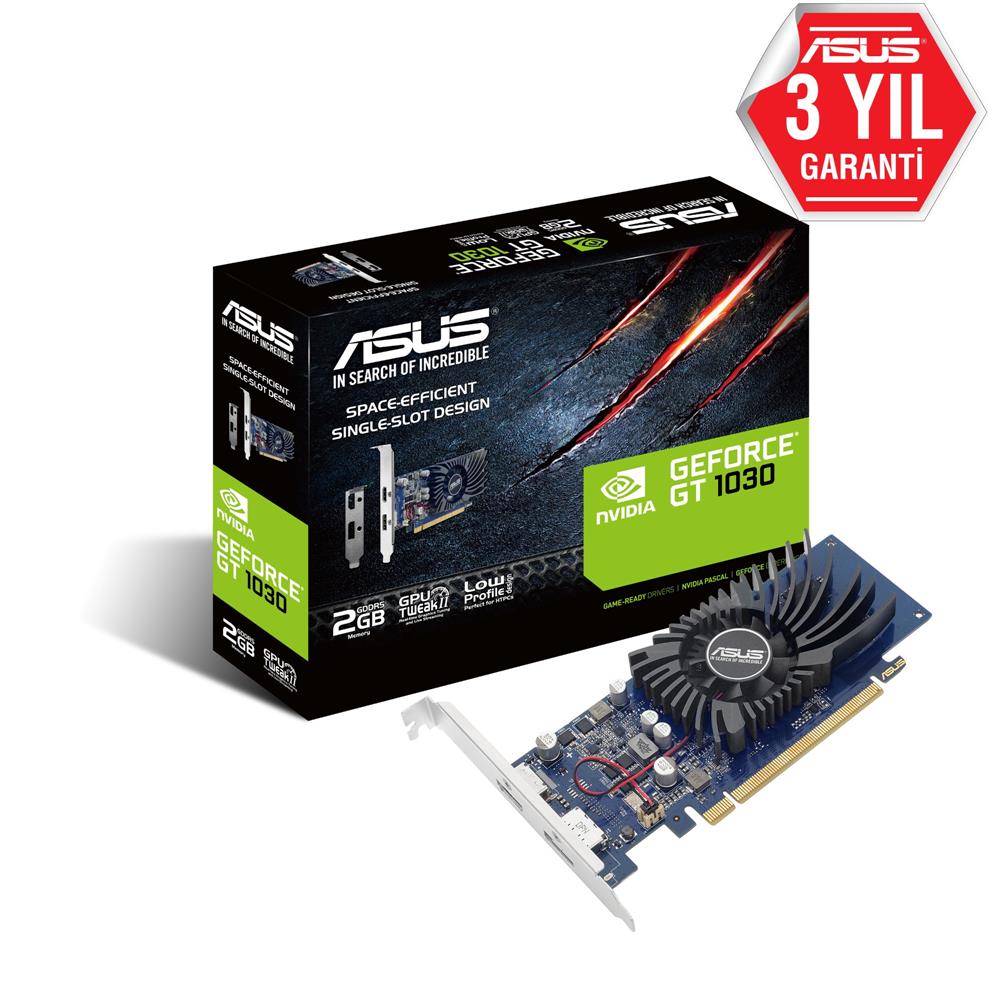 Asus GT1030-2G-BRK 2GB 64 bit GDDR5 6008 Mhz Hdmi/Dp Ekran Kartı - görsel 2