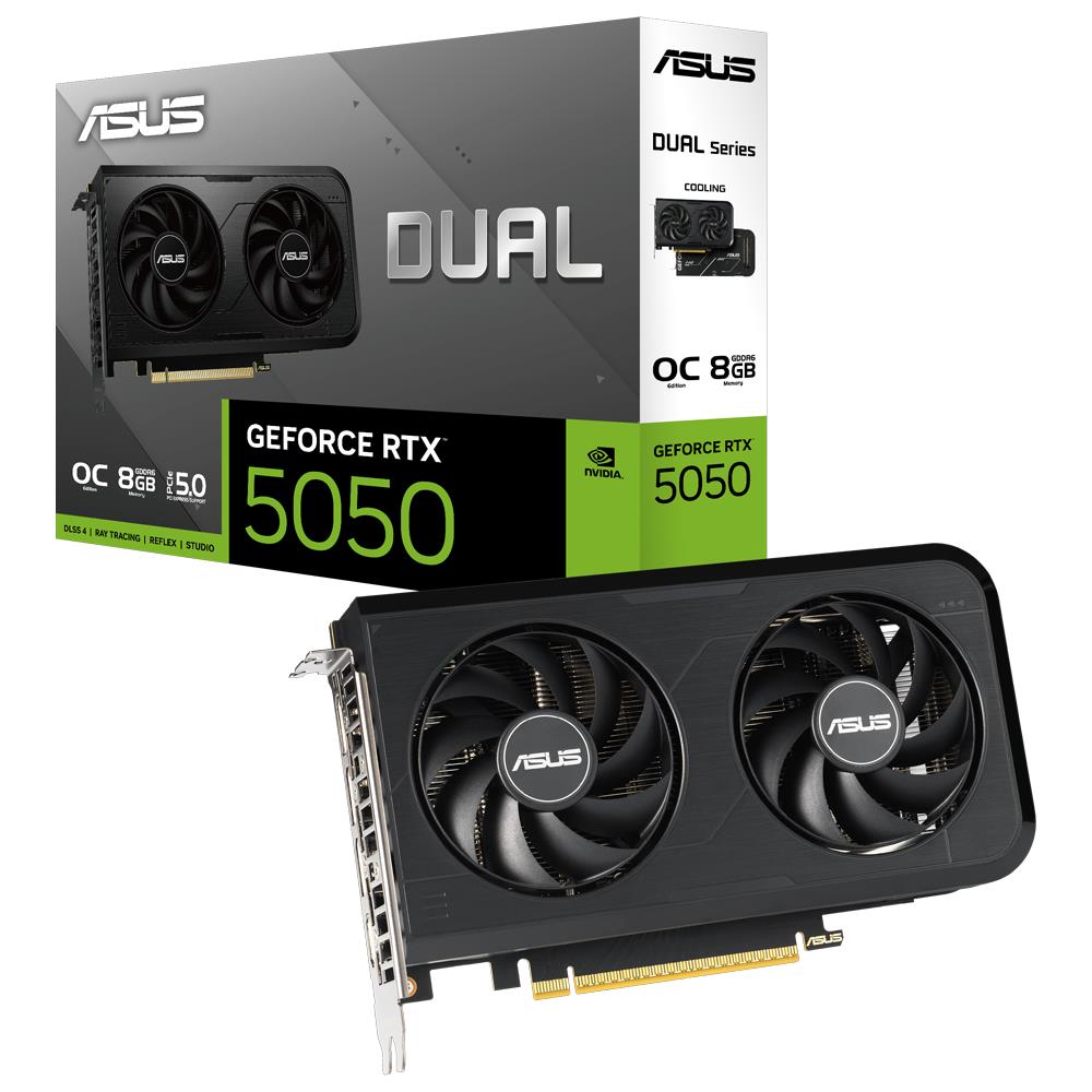 Asus Dual GeForce RTX5050 OC Edition DUAL-RTX5050-O8G-NVIDIA 8GB GDDR6 DLSS 4 128 Bit Ekran Kartı - görsel 2