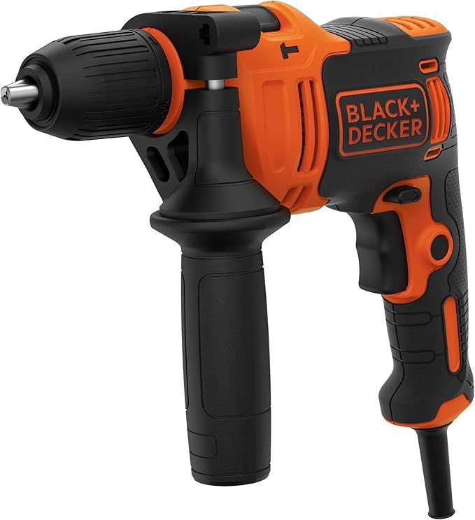 Black+Decker BEH710 710W 13 mm Darbeli Matkap (Çok Renkli) - küçük görsel 1
