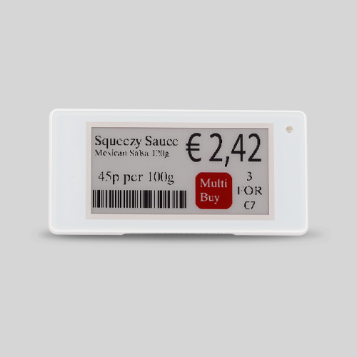2,13 inç Elektronik Raf Etiketi (BWR)