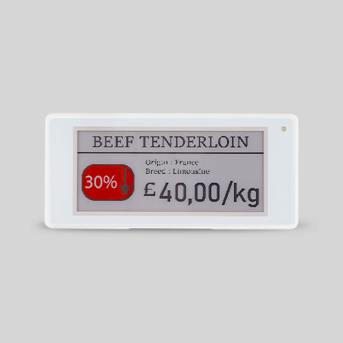 2,9 inç Elektronik Raf Etiketi (BWR)