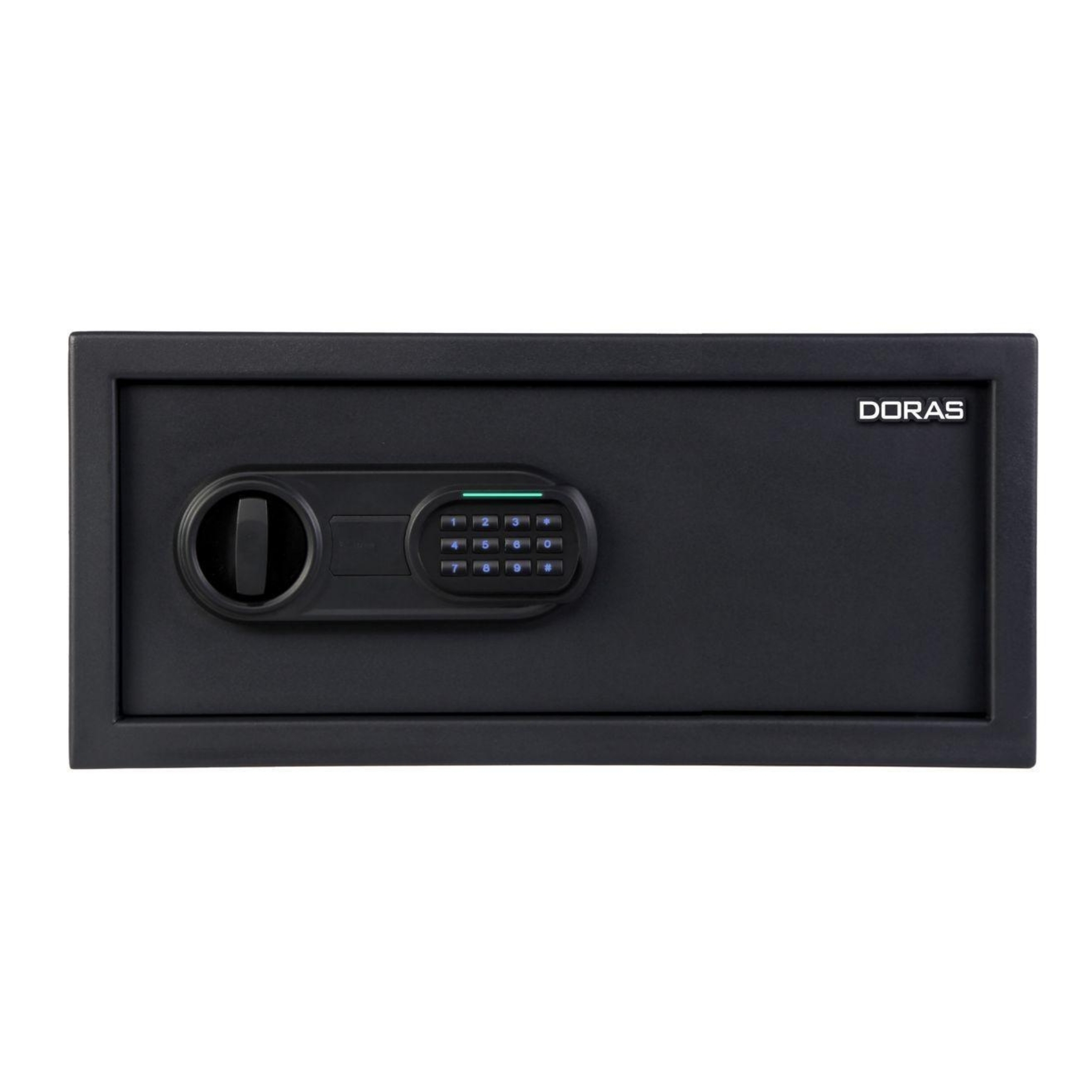 Doras Elektronik Şifreli Ve Anahtarlı Çelik Kasa, 20w Laptop Tipi - küçük görsel 1