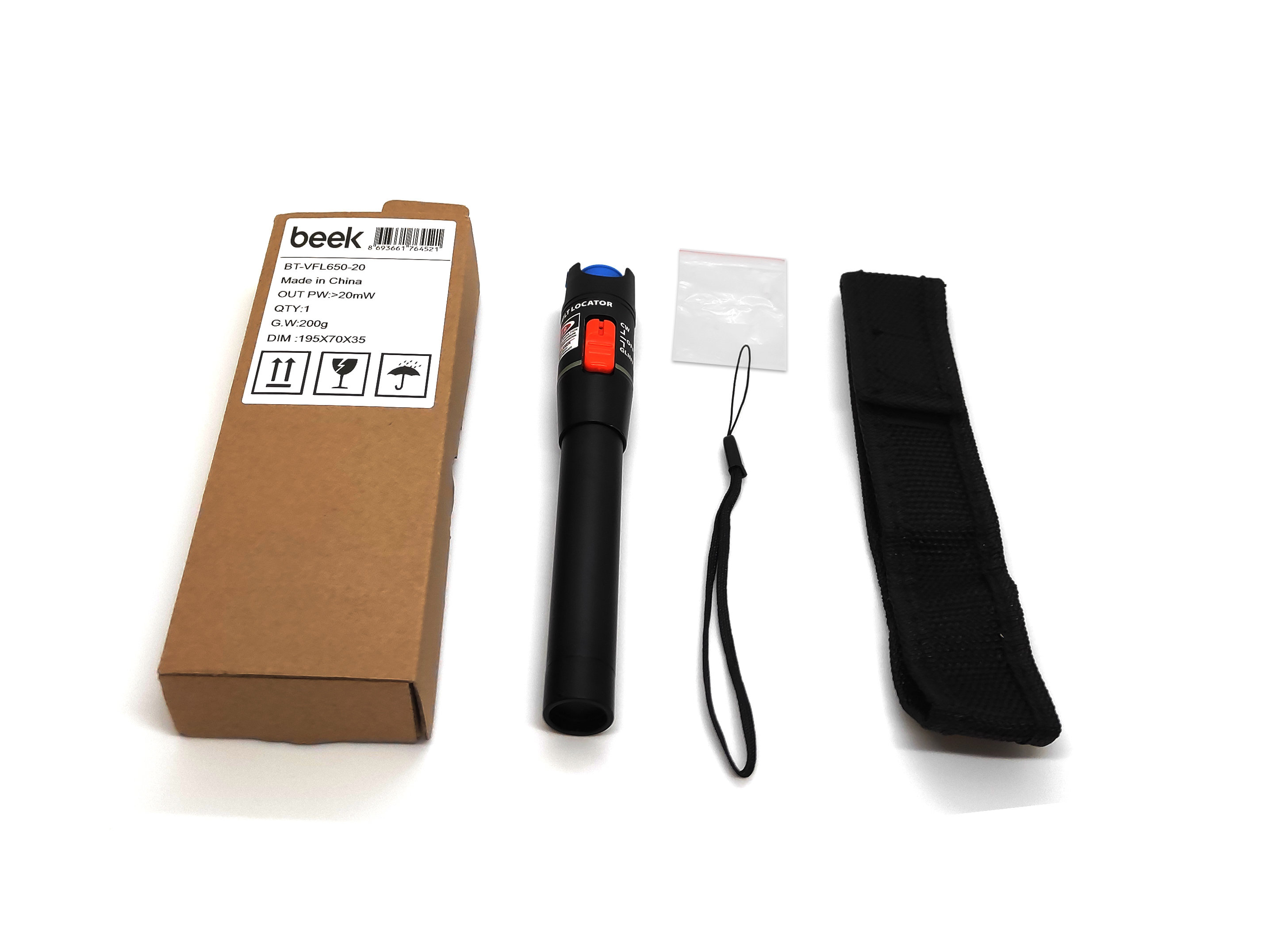 BEEK BT-VFL650-30 Kalem Tip Fiber Kablo Hata Tespit Cihazı