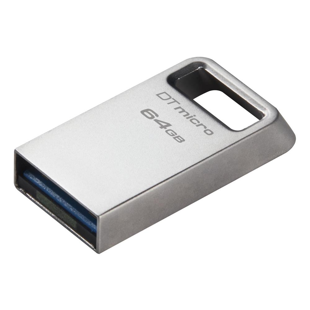 Kingston DTMC3G2/64GB DataTraveler Micro 200MB/s Metal USB 3.2 Gen 1 Flash Bellek - görsel 2