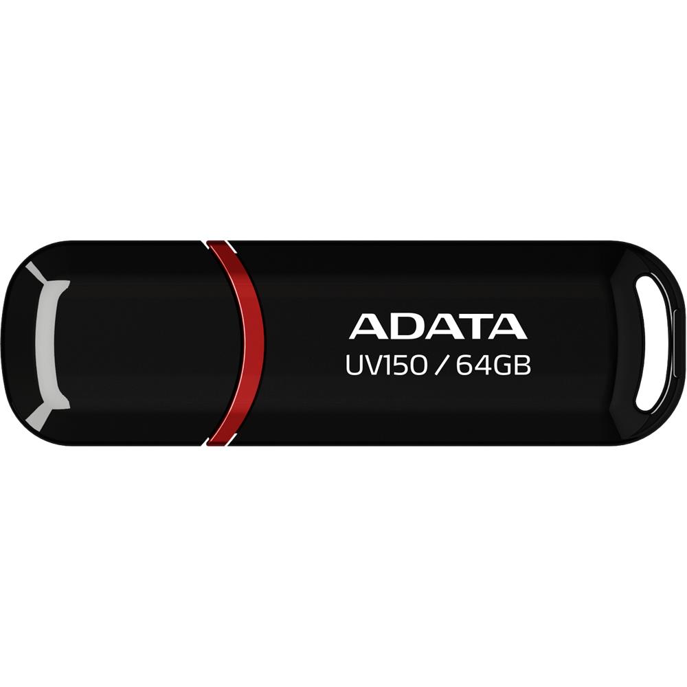 ADATA UV150-64GB USB3.2 Gen1 Black Flash Bellek - görsel 2