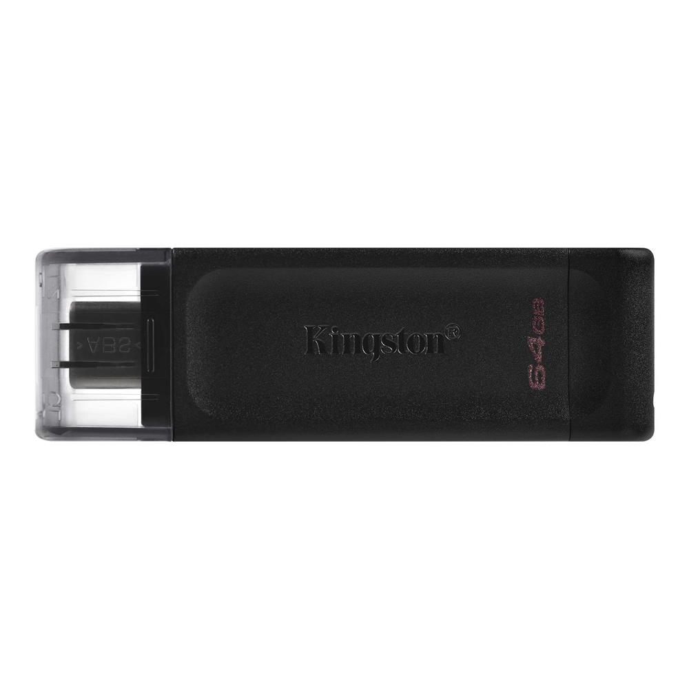 Kingston DT70 64GB USB-C 3.2 Gen 1 Type-C Flash Bellek - görsel 2