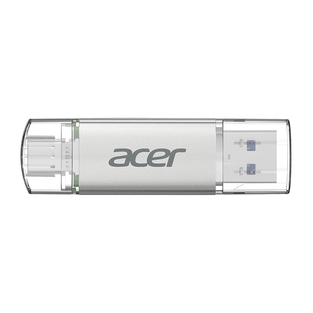 Acer 32GB USB 3.2 UT300-32GB USB-A+USB-C Çift Taraflı Metal Flash Bellek - görsel 2
