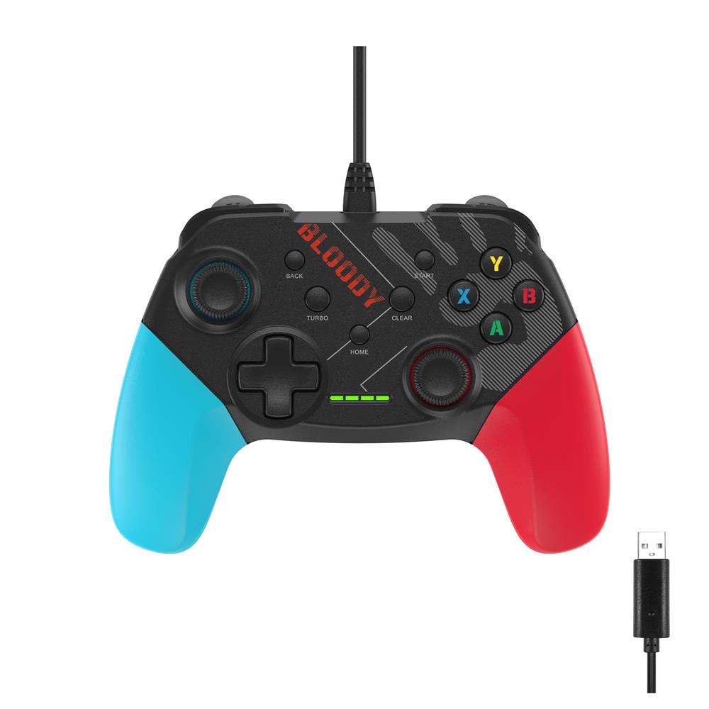 A4 Tech Bloody Gp30 Usb Pc Switch Android Ps3 Sports Blue Mavi GamePad - görsel 2