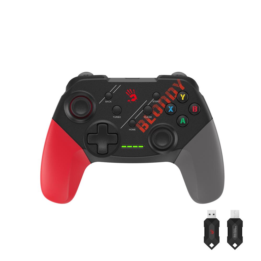 A4 Tech Bloody Gpw50 2.4Ghz Kablosuz&Usb Pc Android Ps3 Sports Red Kırmızı GamePad - görsel 2