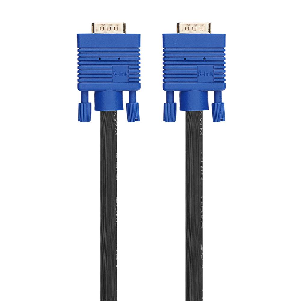 S-link SLX-177 VGA M/M 10m Monitör Kablosu