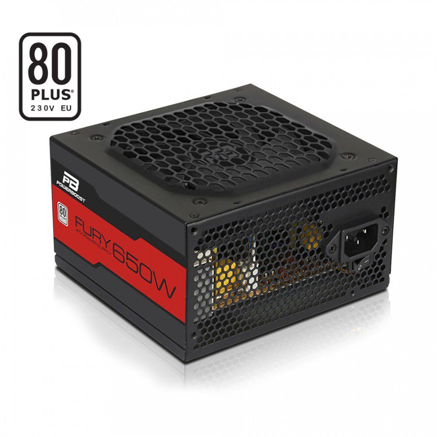 PowerBoost BST-ATX650WEU "FURY" 650w 80+ APFC 12cm Fanlı ATX PSU