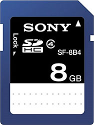 SONY 8 GB SDHC SF-8B4 HAFIZA KARTI
