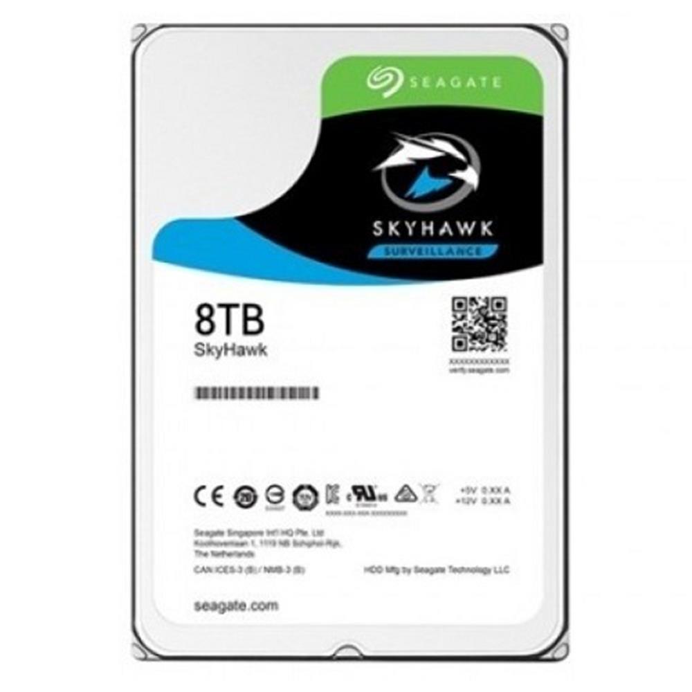 Seagate 8TB ST8000VX010 256 MB Önbellek 5400 RPM 3.5" 7/24 Güvenlik (Koyuncu Distribitör Ürünü)