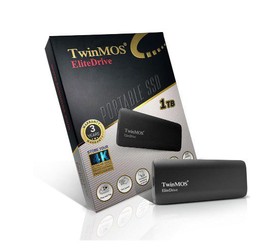 1TB TwinMOS USB 3.2/Type-C 32 Gri (PSSDGGBMED32) Taşınabilir SSD Disk - görsel 3