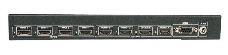 Lindy LIN-38152 4 x 4 HDMI 4K UHD Matrix Switch - görsel 3