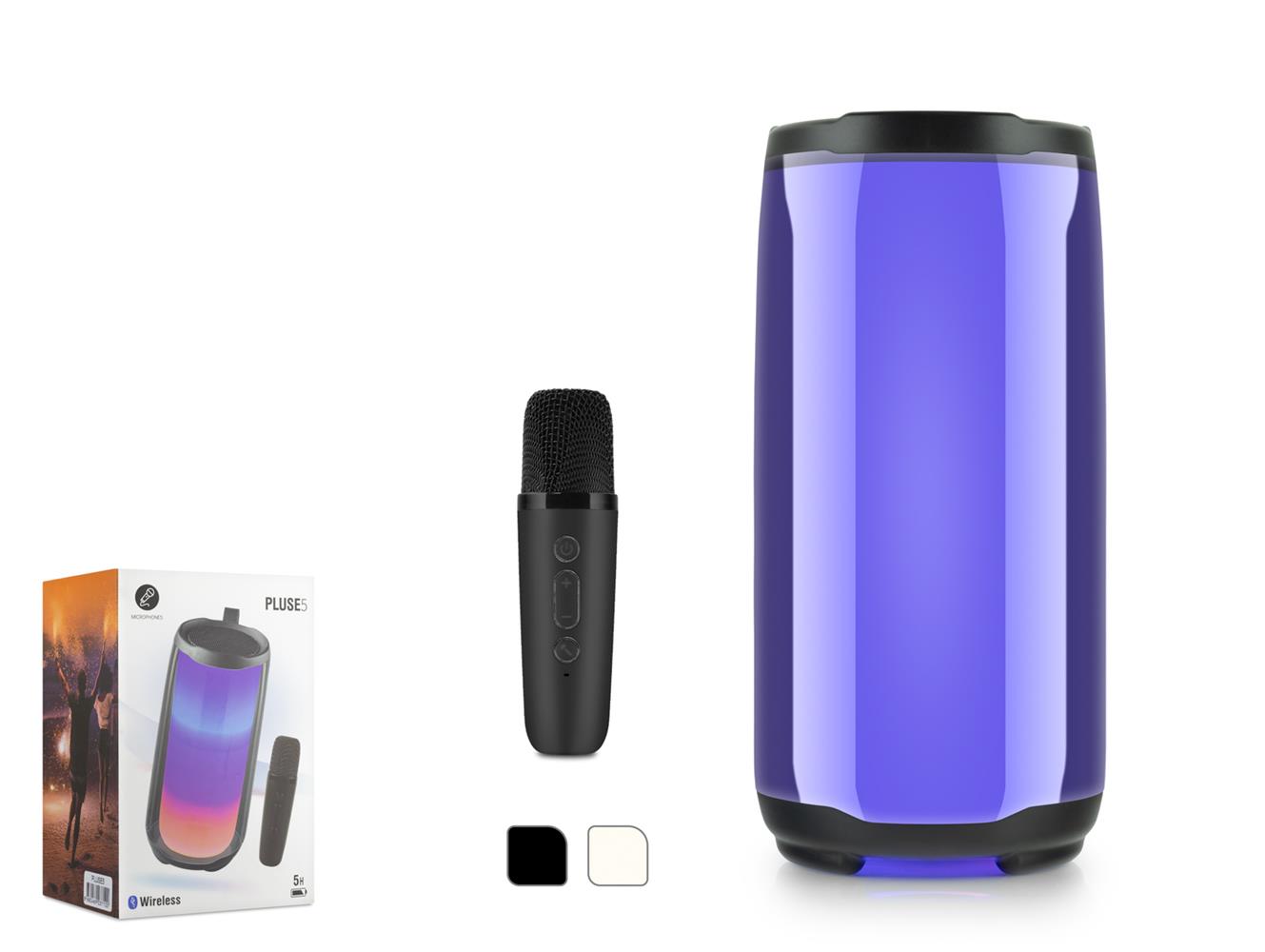 Hadron PLUSE5 Bluetooth Karaoke Speaker 182*88*88MM