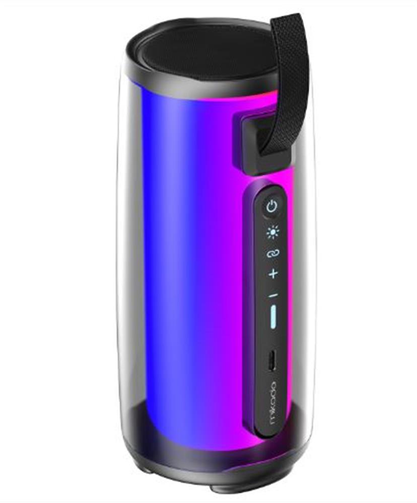 Mikado MD-17BT Capella Siyah 10W 1 RGB Mikrofonlu Kart/Aux/Usb TWS 1800 mAh Bataryalı Speaker - görsel 2