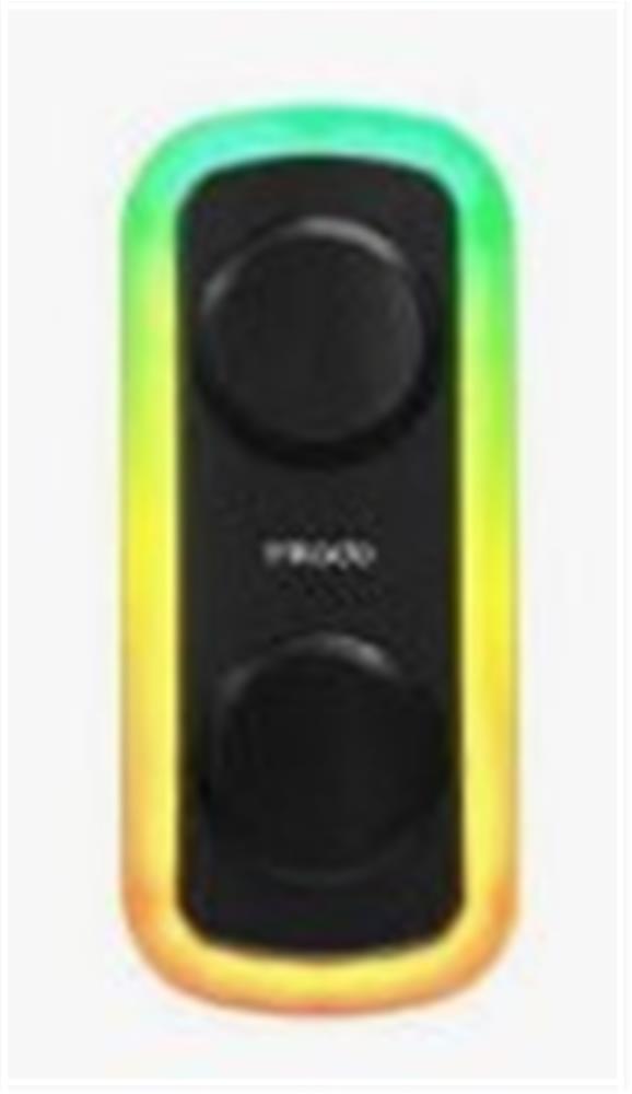 Mikado MD-C18 Siyah 8W RGB Işıklı Taşınabilir Speaker Hoparlör - görsel 2