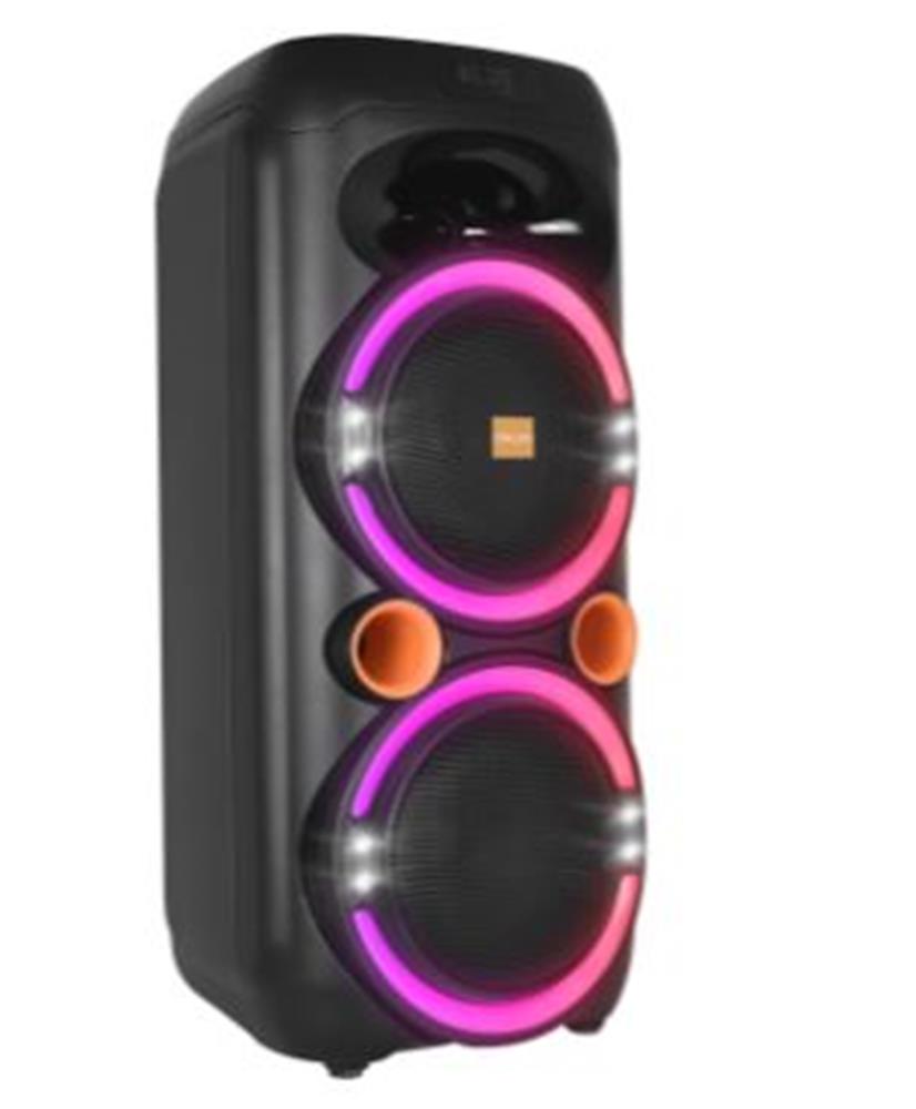 Mikado MD-79KP 30W Işıklı Siyah 1 UHF UV Mikrofonlu USB/BT/TF/TWS/AUX Type-C Şarjlı Hoparlör